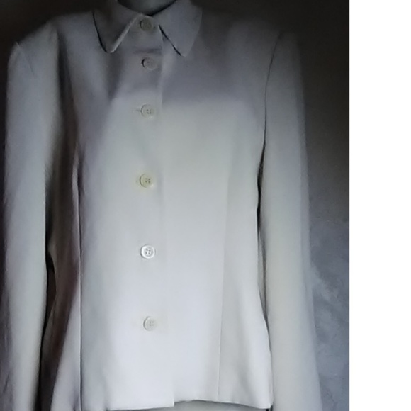 Jones New York Beige Blazer Size 14 - Picture 6 of 7
